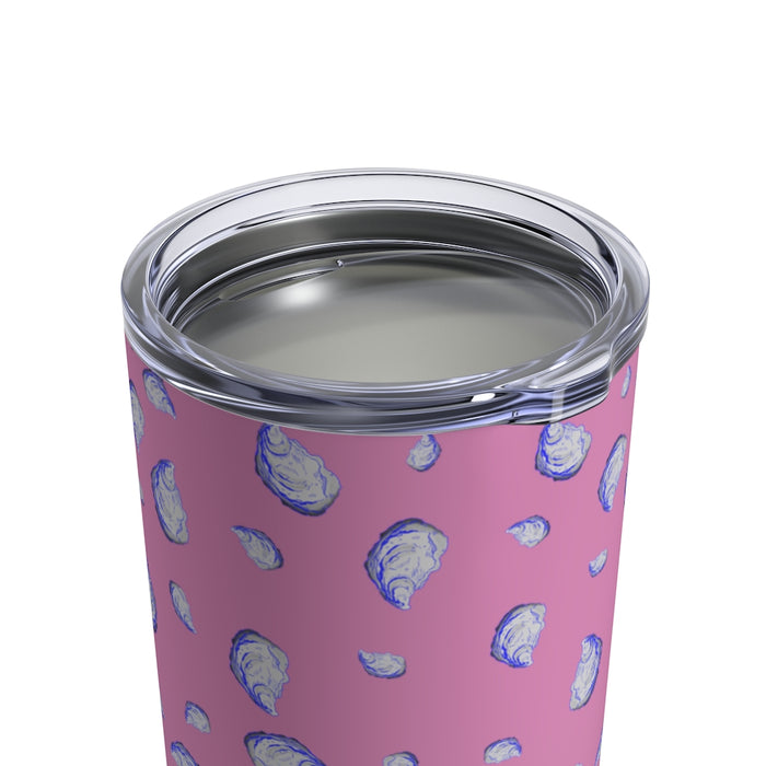 "Oysterfest" Pink Tumbler 10oz - College Collections Art