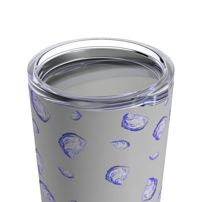 "Oysterfest" Gray Tumbler 20oz - College Collections Art