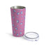 "Oysterfest" Pink Tumbler 20oz - College Collections Art