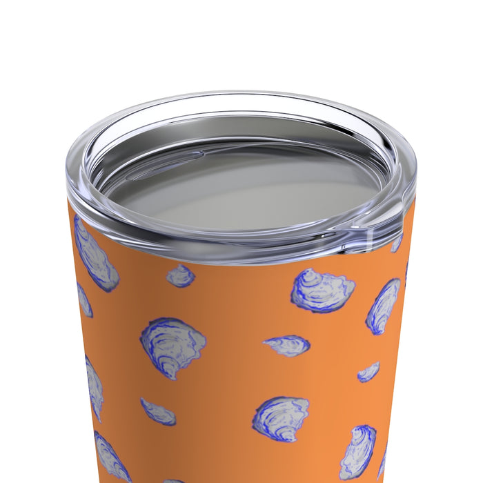 "Oysterfest" Orange Tumbler 20oz - College Collections Art