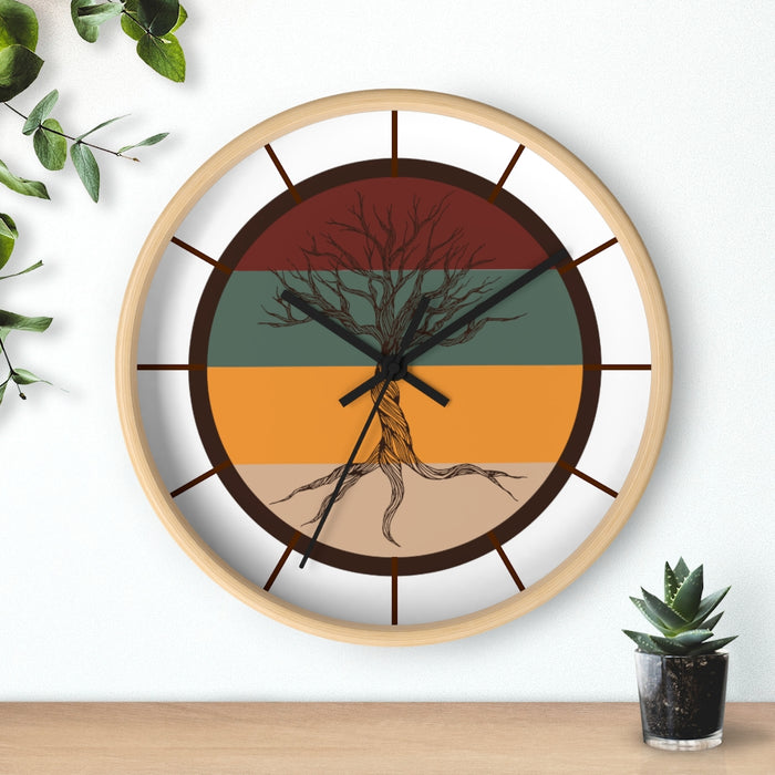 "Leafless" Wall clock - College Collections Art