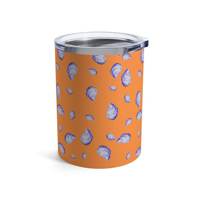 "Oysterfest" Orange Tumbler 10oz - College Collections Art
