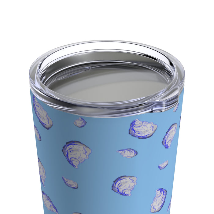"Oysterfest" Blue Tumbler 20oz - College Collections Art