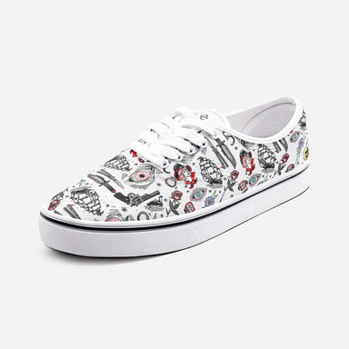 "Pirate Life" Unisex Low Cut Canvas Shoes - College Collections Art