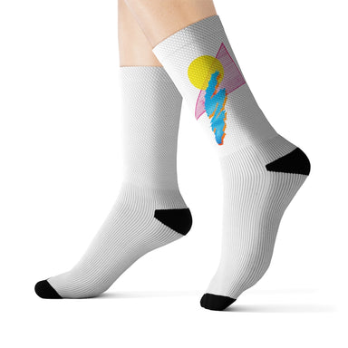 "Shapes" Sublimation Socks - College Collections Art