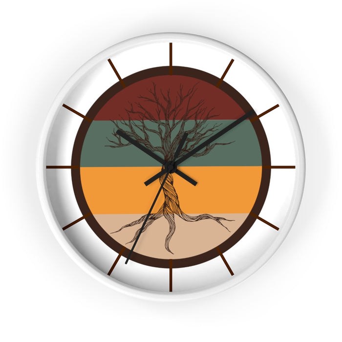 "Leafless" Wall clock - College Collections Art