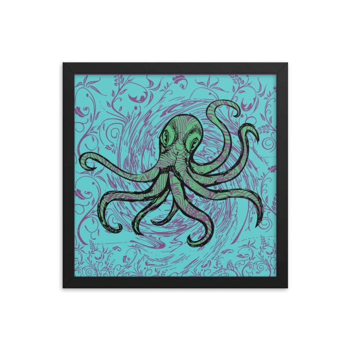 "Octopus" Framed poster - College Collections Art