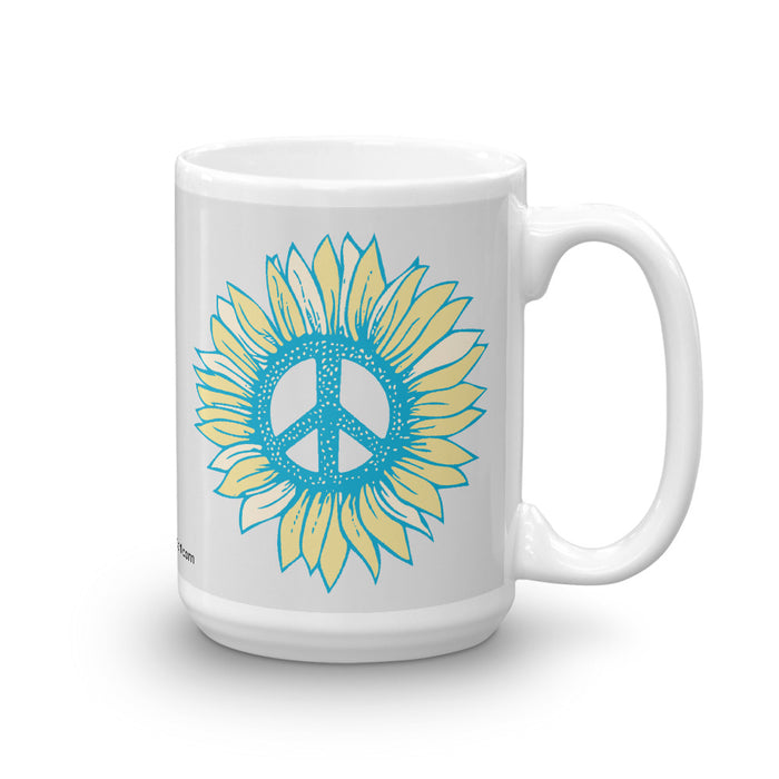 "Peace-flower" Mug - College Collections Art