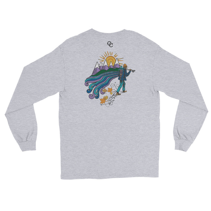 "Hike" Men’s Long Sleeve Shirt - College Collections Art