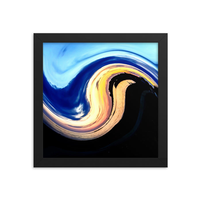 "ying yang" Framed poster - College Collections Art