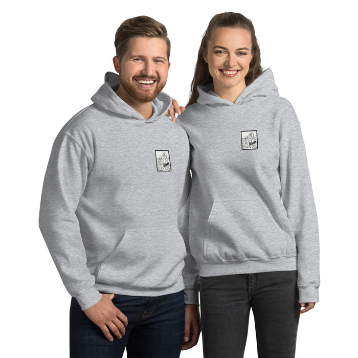 "Rough Waters" Unisex Hoodie - College Collections Art