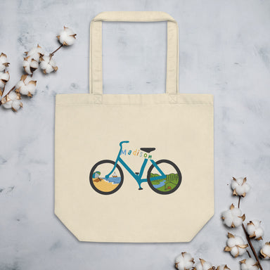 "Madison Bike" Eco Tote Bag - College Collections Art
