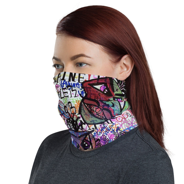 "Faces" Neck Gaiter - College Collections Art