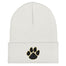 Tiger Paw Cuffed Beanie - College Collections Art