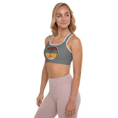 "Leafless" Padded Sports Bra - College Collections Art
