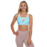 "Shapes" Padded Sports Bra - College Collections Art