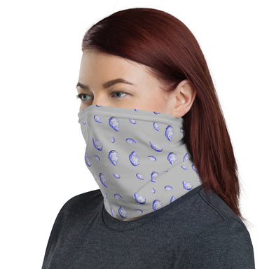 "Oysterfest Gray" Neck Gaiter - College Collections Art