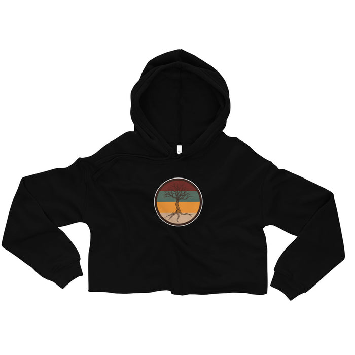 "Leafless" Crop Hoodie - College Collections Art