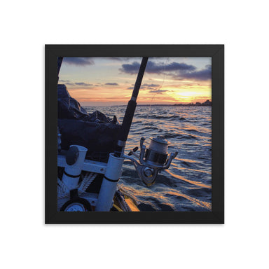 "Fishing" Framed poster - College Collections Art