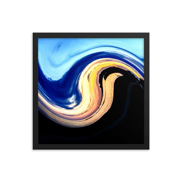 "ying yang" Framed poster - College Collections Art