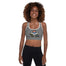 "Grateful" Padded Sports Bra - College Collections Art