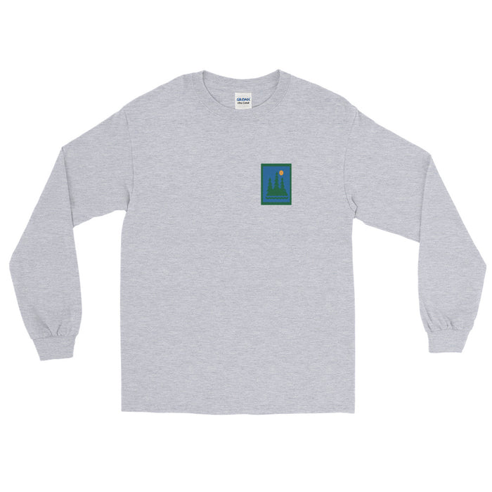 "Hike" Men’s Long Sleeve Shirt - College Collections Art