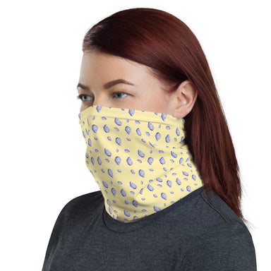"Oysterfest Yellow" Neck Gaiter - College Collections Art