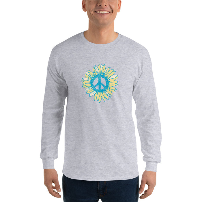 "Peace-flower" Long Sleeve Shirt - College Collections Art