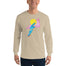 "Shapes" Men’s Long Sleeve Shirt - College Collections Art