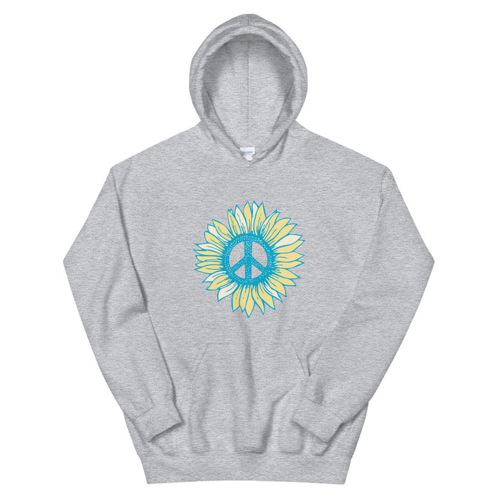 "Peace-flower" Unisex Hoodie - College Collections Art