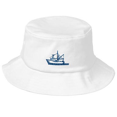 "Fishing Boat" Bucket Hat - College Collections Art