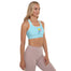 "Shapes" Padded Sports Bra - College Collections Art