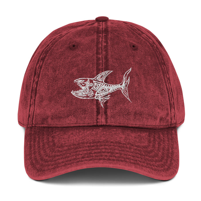 The Shark Vintage Cap - College Collections Art