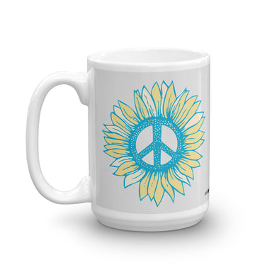 "Peace-flower" Mug - College Collections Art