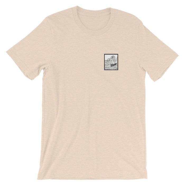 "Rough Waters" Short-Sleeve Unisex T-Shirt - College Collections Art
