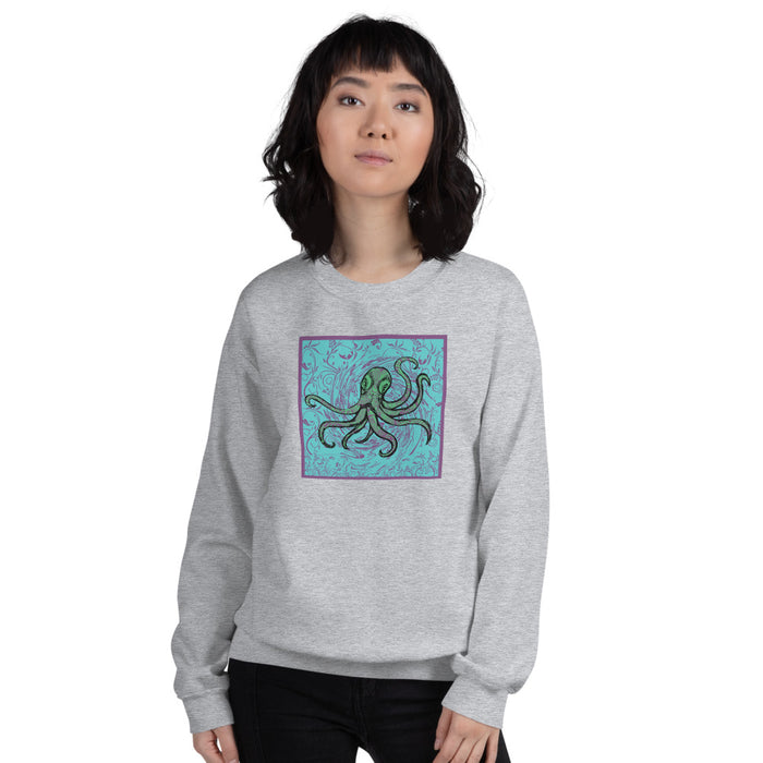 "Octopus" Unisex Sweatshirt - College Collections Art
