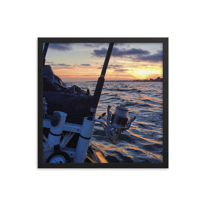 "Fishing" Framed poster - College Collections Art