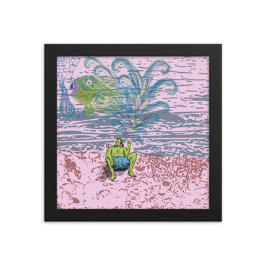 "Beach Daze" Framed poster - College Collections Art